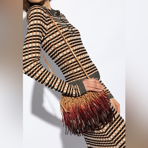 Ulla Johnson Valeria fringed leather crossbody bag Sold at revolve - Picture 1 of 11